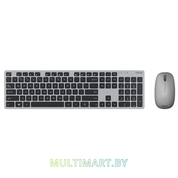 Комплект клавиатура + мышь ASUS W5000 (серый)